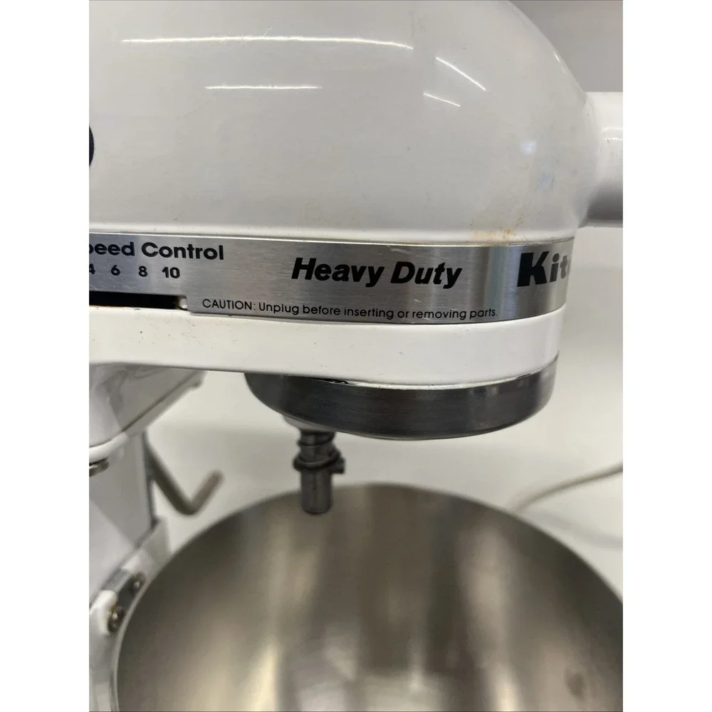 KitchenAid K5SS Heavy Duty 5 Qt Stand Mixer White Parts Repair Not Working
